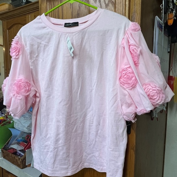 Versona Light Pink Short Sleeve Tee - Picture 4 of 7